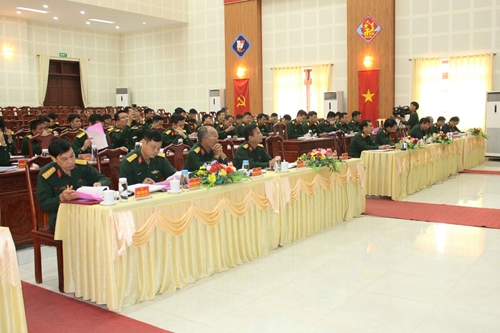 Đảng ủy Trường Quân sự Quân khu 1 tổng kết 10 năm thực hiện Nghị quyết Trung ương 8 (Khóa XI)
